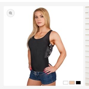 Undertech Black Conceal and Carry Tank Top Sz S